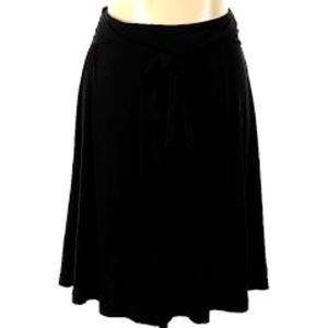 Lane Bryant 18 Black Flare Skirt